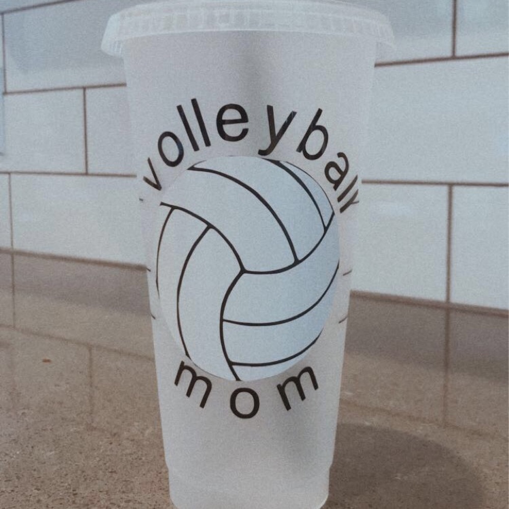 volleyball mom tumbler !!
